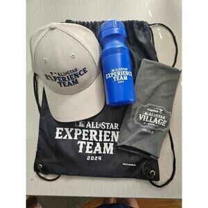 MLB All Star Experience 2024 Team Hat/Backpack/Water Bottle & Sweat Rag NWOTS